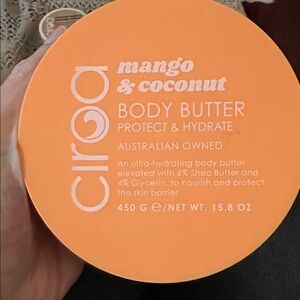 Ciroa Mango & Coconut Body Butter            NEW UNOPENED